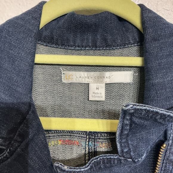 Upcycled Blue Denim Betty Boop Jean Jacket Sz M - Picture 4 of 13